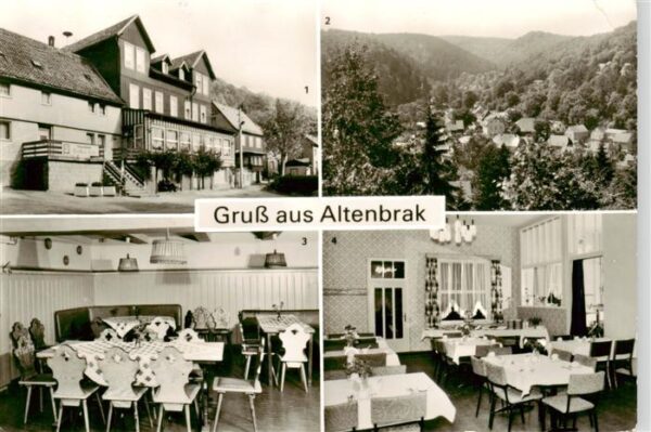 Altenbrak Harz FDGB Erholungsheim Weisses Ross Aussenansicht Teilansicht Bauerns
