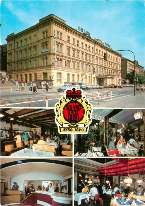 Brno Bruenn CZ Interhotel Grand Hotel Restaurant