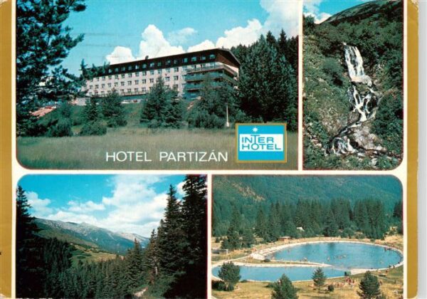 Nizke Tatry Slovakia Hotel Partizan Vajskovska dolina Pohlad na hlavny hreben z
