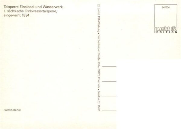 Chemnitz Talsperre Einsiedel Fliegeraufnahme – Bild 2