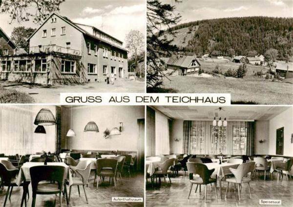 Holzhau Erzgebirge Rechenberg-Bienenmuehle Betriebsferienheim Teichhaus VEB RTF