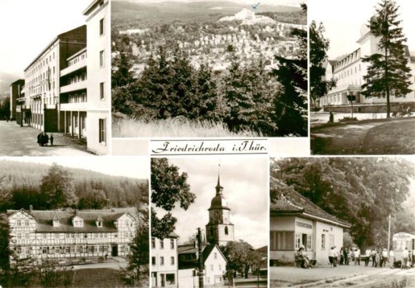 Friedrichroda FDGB Heime Walter Ulbricht und Hermann Danz Betriebsferienheim im