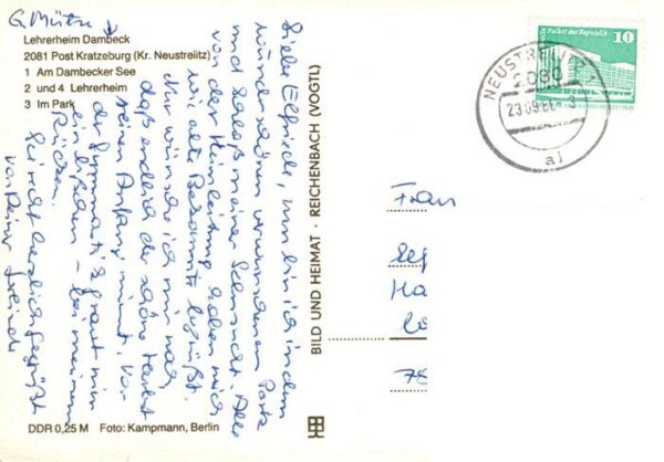 Kratzeburg Lehrerheim Dambeck Am Dambecker See Lehrerheim Im Park – Bild 2