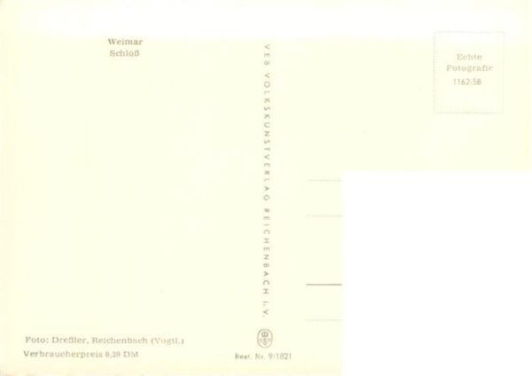 Weimar  Thueringen Schloss – Bild 2