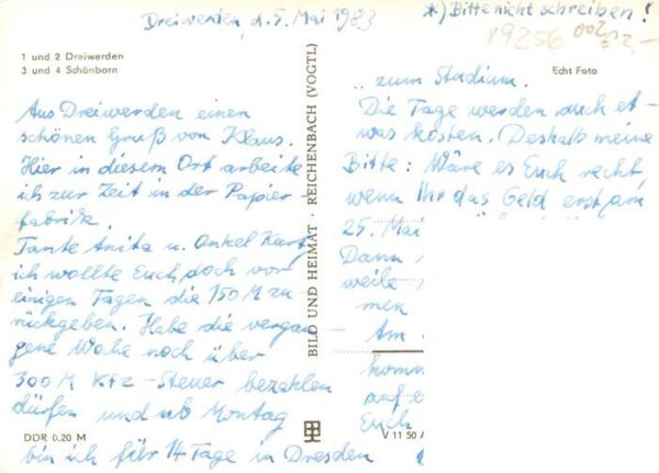 Dreiwerden Rossau Mittweida Panorama Ortspartien mit Schoenborn – Bild 2