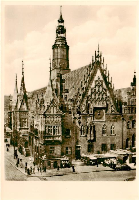 Breslau Wroclaw PL Rathaus