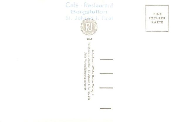 St Johann Tirol Terrassen Restaurant Bergbahn Endstation – Bild 2
