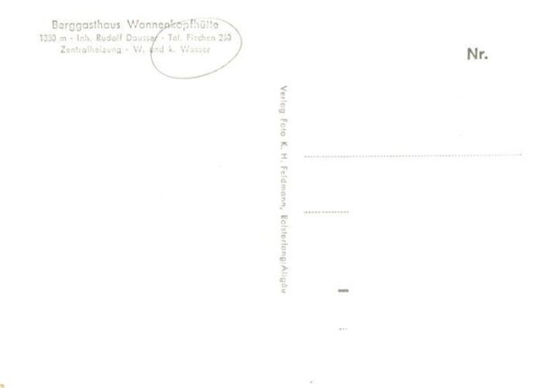 Fischen Allgaeu Berggasthaus Wannenkopfhuette Winterlandschaft Allgaeuer Alpen – Bild 2