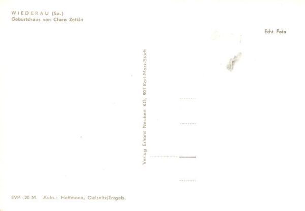 Wiederau Koenigshain Geburtshaus von Clara Zetkin – Bild 2