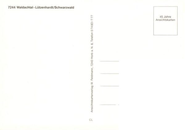 Luetzenhardt Waldachtal BW Kirche Winterpartie – Bild 2