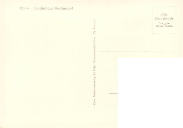 Bonn Rhein Bundeshaus Restaurant – Bild 2