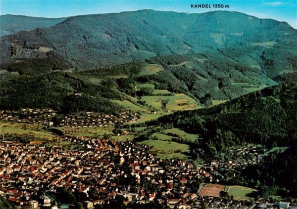 Waldkirch Breisgau Fliegeraufnahme mit Kandelblick