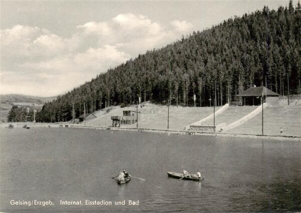 Geising Erzgebirge Internat Eisstadion und Bad