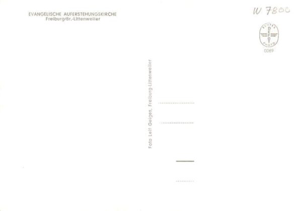 Littenweiler Ev Auferstehungskirche – Bild 2