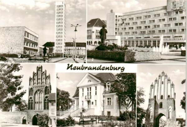 Neubrandenburg Haus der Kultur und Bildung Hotel Vier Tote Neues Tor Haus der Ge