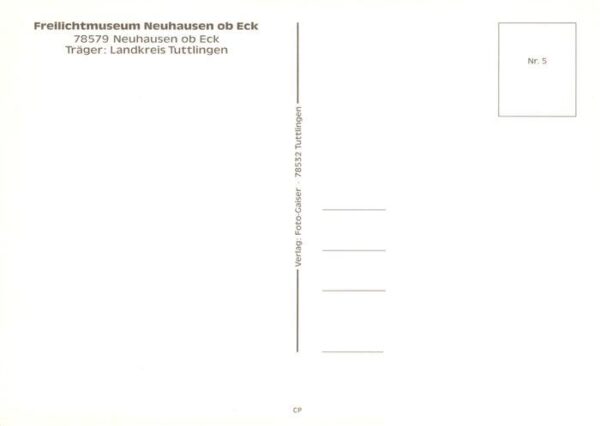 Neuhausen Eck Freilichtmuseum Neuhausen ob Eck – Bild 2