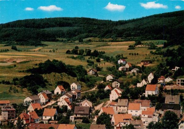 Waldaschaff Fliegeraufnahme mit Haus Spessartblick