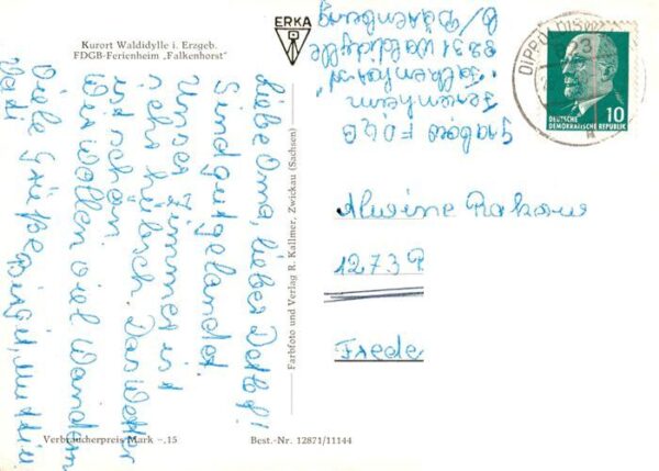 Waldidylle Altenberg FDGB Ferienheim Falkenhorst – Bild 2