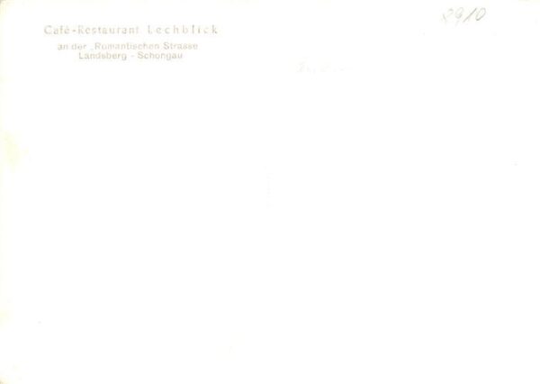 Landsberg Lech Bayern Panorama Teilansichten Cafe Restaurant Lechblick Gaststube – Bild 2