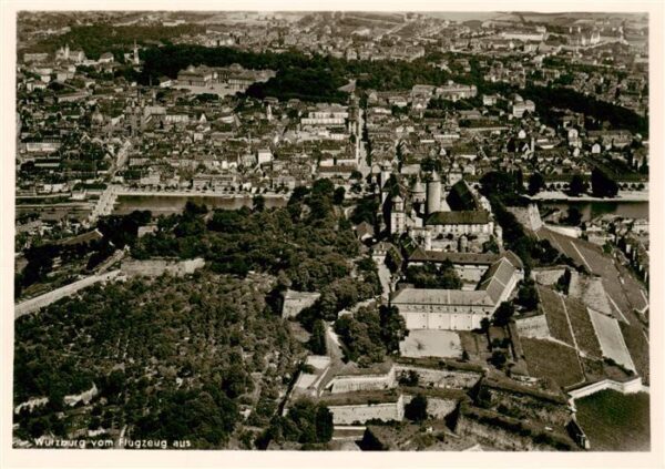 Wuerzburg Bayern Fliegeraufnahme