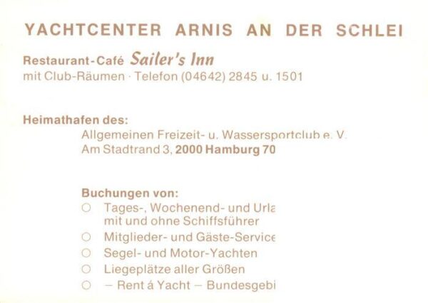 Arnis Yachtcenter Arnis an der Schlei Gastraum ZImmer – Bild 2