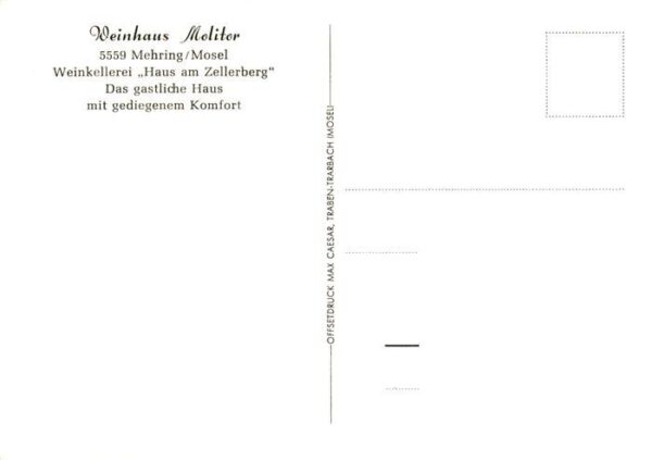 Mehring Mosel Weinhaus Molitor Gaststube – Bild 2