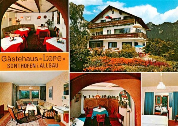 Sonthofen  Oberallgaeu Gaestehaus Lore Gastraeume Zimmer