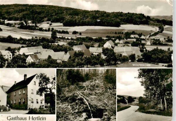 Wolfsbronn Panorama Gasthaus Hertlein Wasserfall Strasse