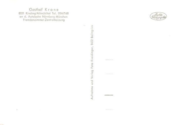 Altmuehltal Panorama Kirche Gasthof Krone Strassenpartie – Bild 2