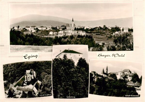 Eging  See Bayerischer Wald Panorama Schloss Englburg Saldenburg Schloss Fuerste