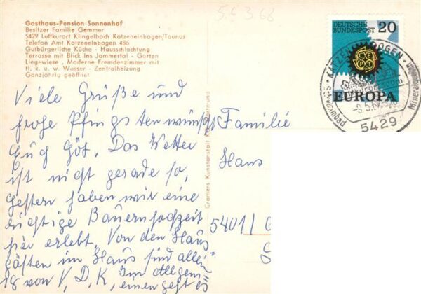 Katzenelnbogen Gasthof Sonnenhof Klingelbach Gastraeume Schwimmbad Panorama – Bild 2