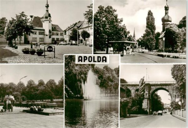 Apolda Rathaus Kantplatz Am Lohteich Viadukt
