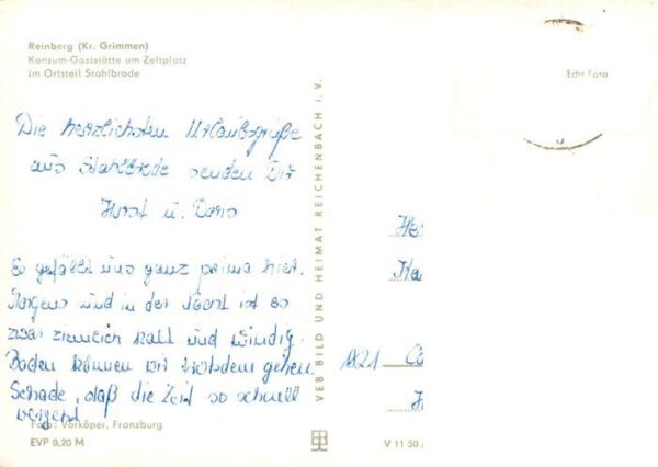 Stahlbrode Konsum Gaststaette am Zeltplatz – Bild 2