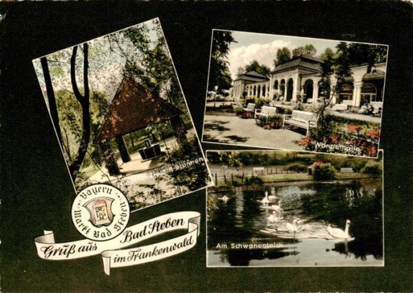 Bad Steben Wandelhalle Am Schwanenteich Friedrich Zietsch Brunnen