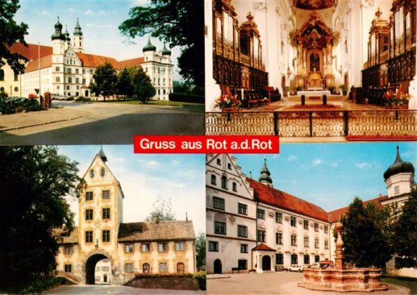 Rot Rot Kirche Inneres Brunnen Schlosstor