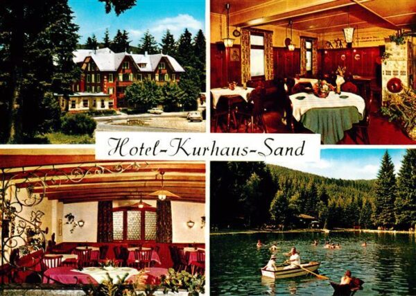 Sand Buehl Hotel Kurhaus Sand Gastraeume Gondelteich