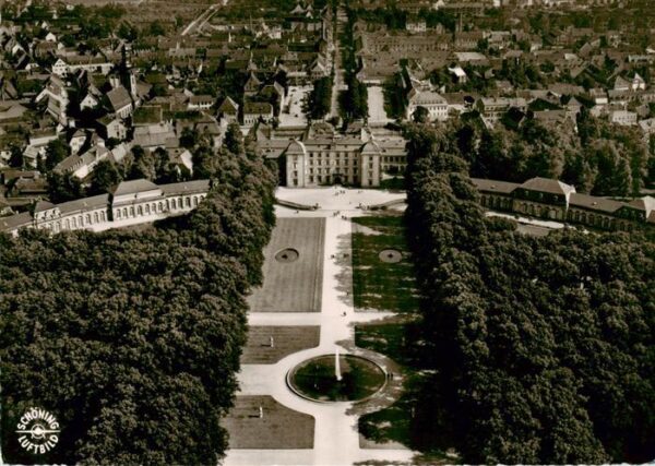 Schwetzingen Schloss Fliegeraufnahme